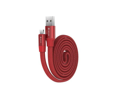 Kabel DEVIA Kabel USB-microUSB DEVIA Ring Y1 czerwony #